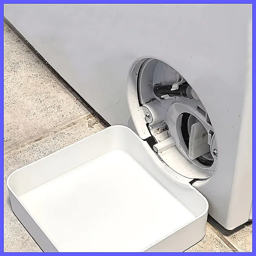 Washing Machine Drain Tray Water Catch Box Leak Proof Pan for Drum Washer Floor Protection, Anti-Splash Drip Tray
