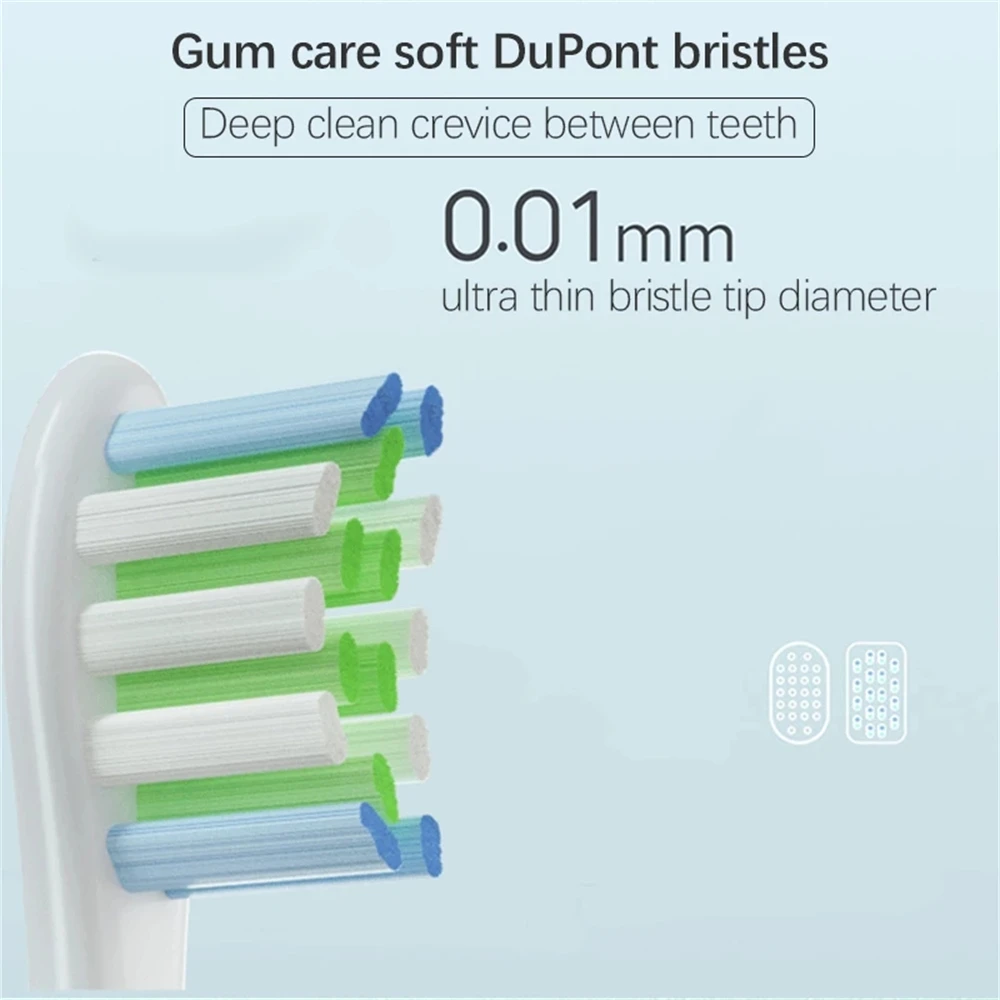 16Pcs For Oclean Electric Toothbrush Brush Heads For Oclean X Pro Elite Flow Z1 X10 E1 Air 2 All Series Smart Accessories