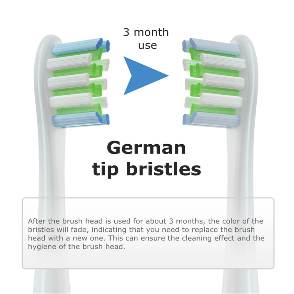 16Pcs For Oclean Electric Toothbrush Brush Heads For Oclean X Pro Elite Flow Z1 X10 E1 Air 2 All Series Smart Accessories