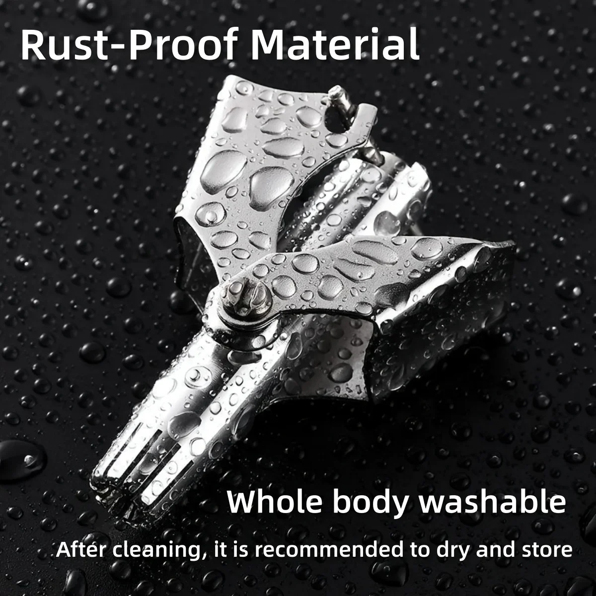 Nose Hair Trimmer Cleaner For Men Women Stainless Steel Manual Mechanical Shaving Razor Washable Hair Removal Tools With Brush