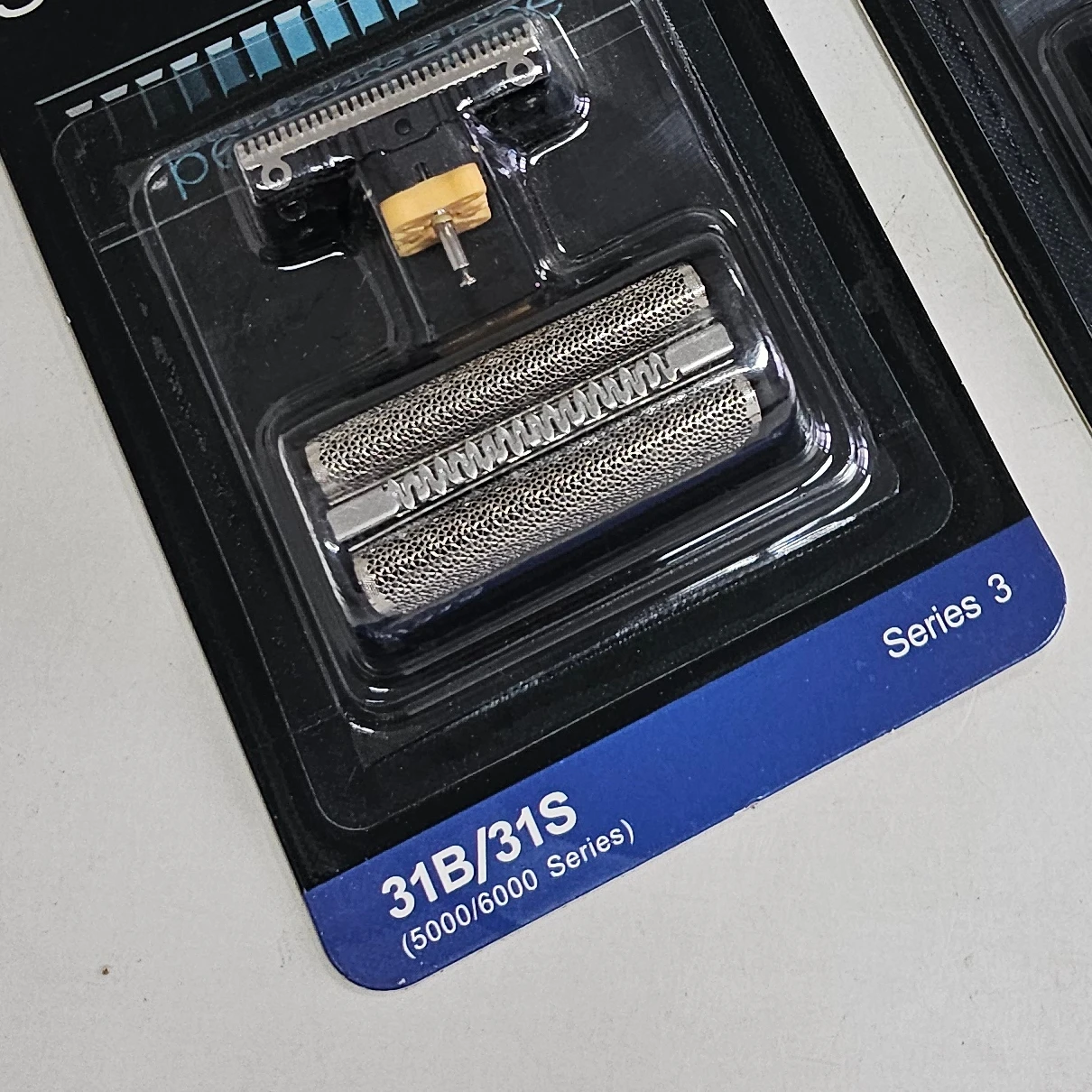 Foil Screen & 31B 31S Razor Head, cutter Blade Fit with Braun old series 3 350 360 370 380 390CC Electric Shaver