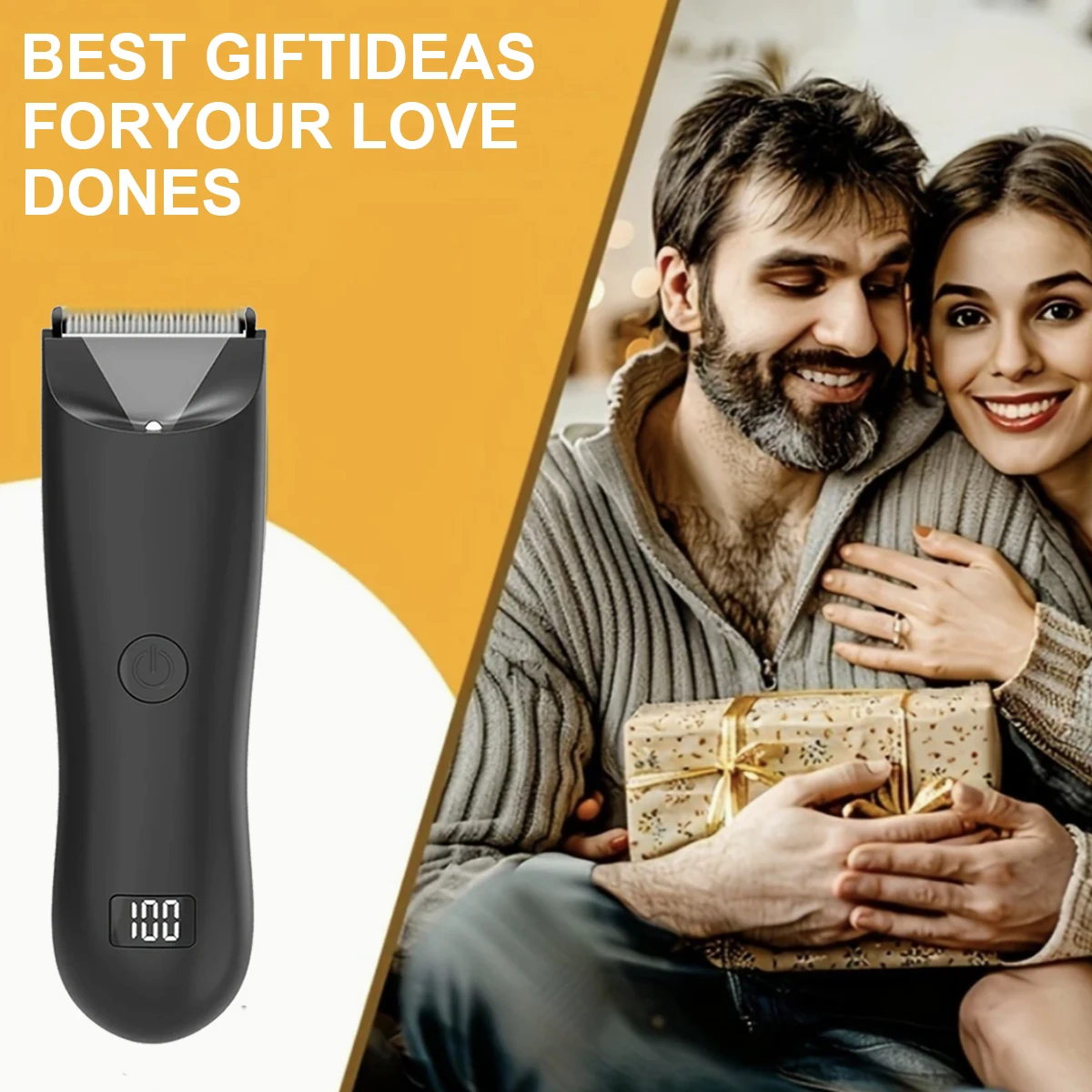 2026 Men's Body Trimmer, Electric Razor, Pubic and Underarm Hair Private Hair Trimmer, Ceramic Blade Men's Grooming Kit