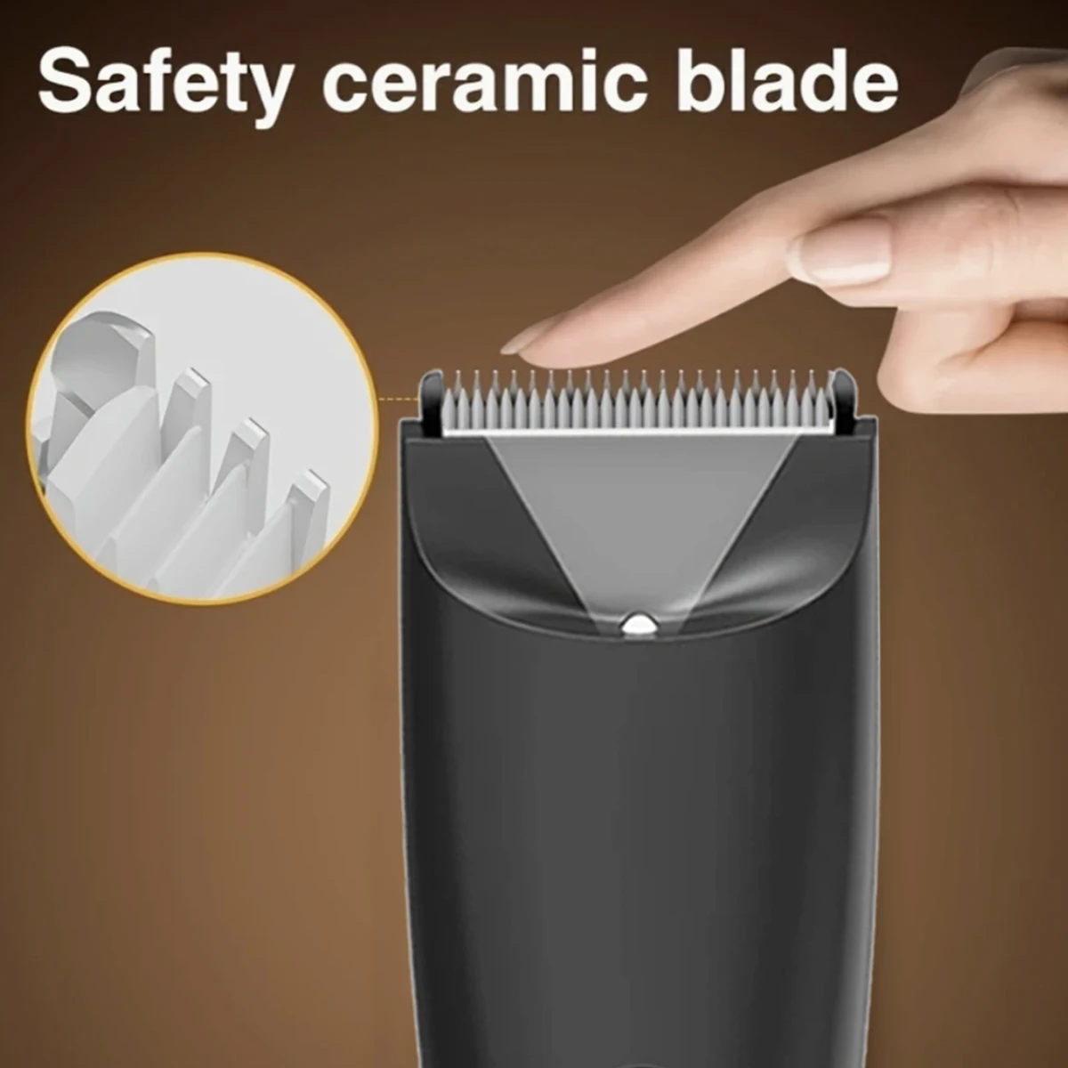 2026 Men's Body Trimmer, Electric Razor, Pubic and Underarm Hair Private Hair Trimmer, Ceramic Blade Men's Grooming Kit