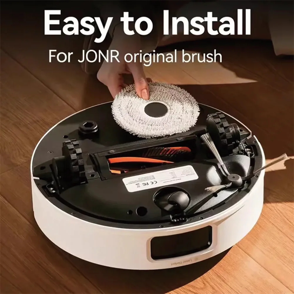 Spare Parts For JONR P20 PRO/T5 Pro Robot Vacuum Cleaner, Main Side Brush Hepa Filter Mop Cloth Mop Pad Dust Bag Replacement