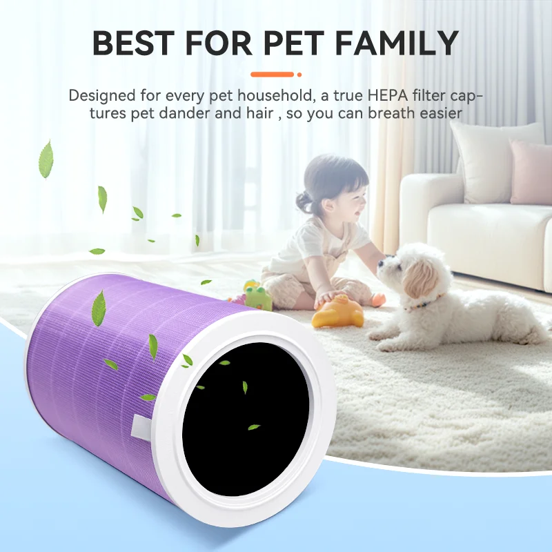 Air Filter For Xiaomi Mi Air Purifier 1 2 2S 2C 2H 3 3S 3C 3H Mijia Air Filters Carbon HEPA Replacement Blue Green Gray Purple