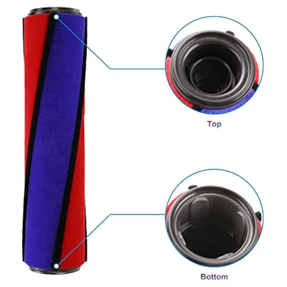 For Dyson V8 V7 V11 V10 V15 Vacuum Cleaner Soft Roller Brush Replacement Part, Motorized Floor Brush Head For Hard Wood Floor