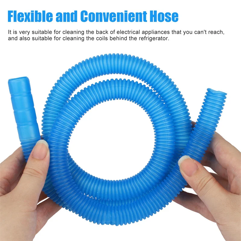 【Happy】1Set Dryer Vent Cleaning Kit Vacuum Accessory Flexible Dryer Lint Remover Flexible Dryer Lint Brush For Washing And Dryer