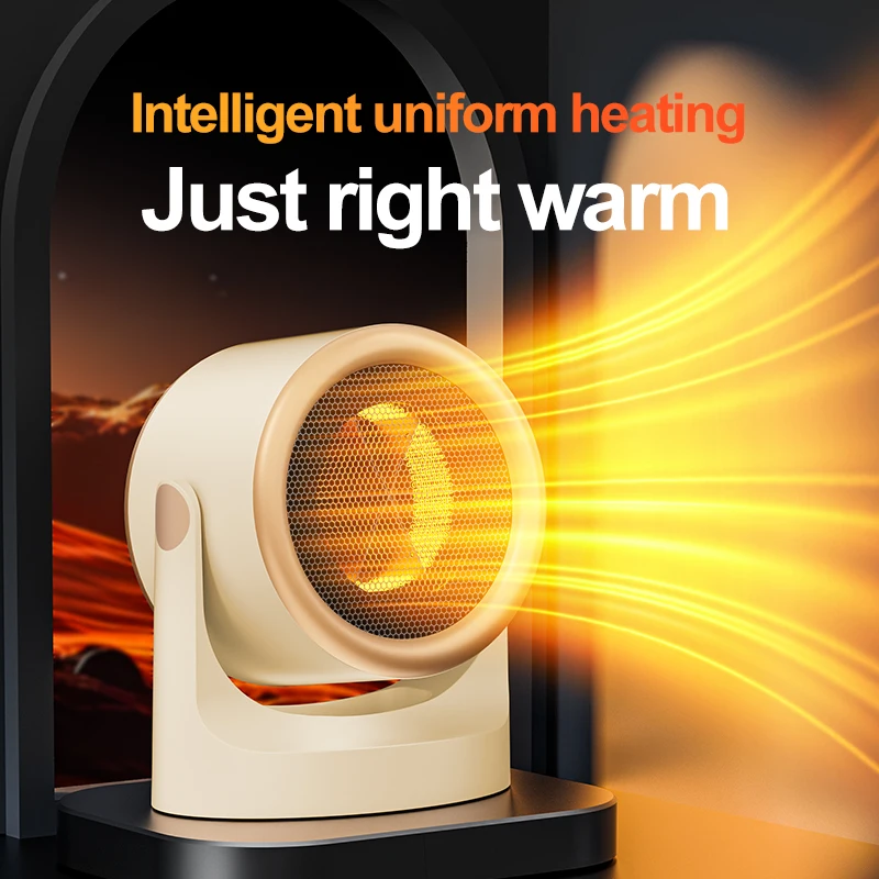 Desktop Heater Dormitory Mini Quick Heating Silent Energy Efficient Household Hot Air Blower Appliances Room Warmer For Office 