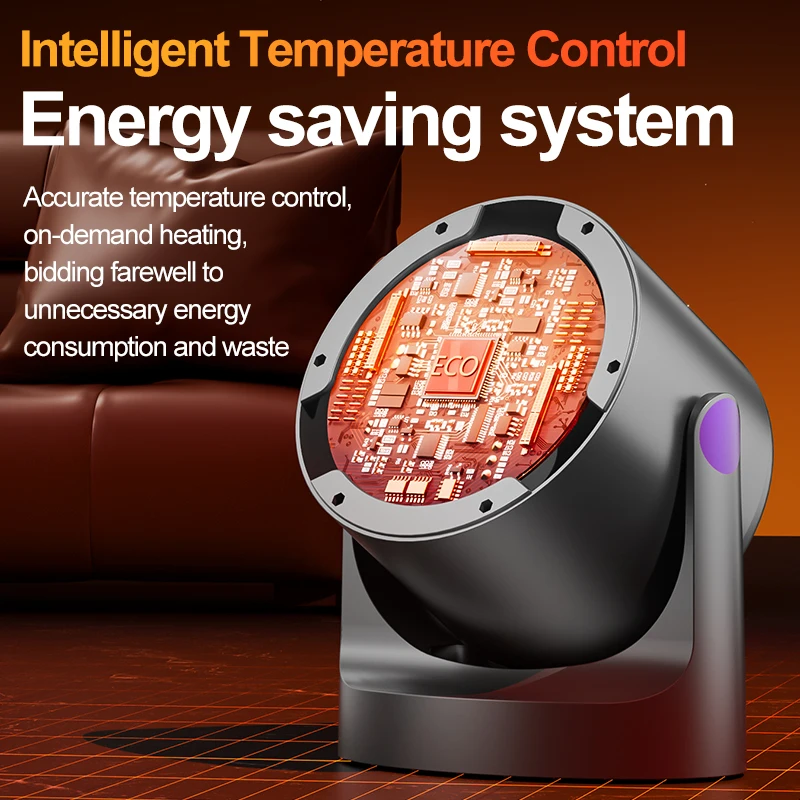 Desktop Heater Dormitory Mini Quick Heating Silent Energy Efficient Household Hot Air Blower Appliances Room Warmer For Office 