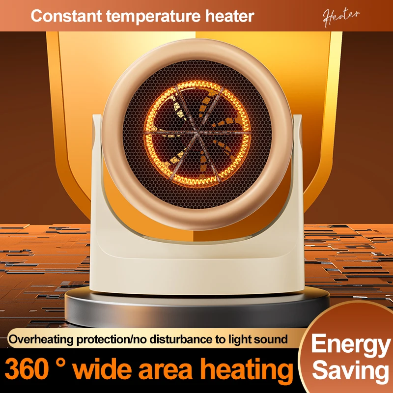 Desktop Heater Dormitory Mini Quick Heating Silent Energy Efficient Household Hot Air Blower Appliances Room Warmer For Office 
