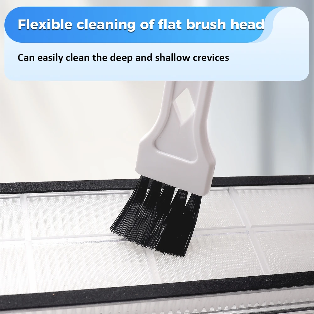 Universal Clean Brush For Xiaomi For IRobot For Conga 360 For Eufy For ILife For Ecovacs Deebot For Dreame Vacuum Accessories