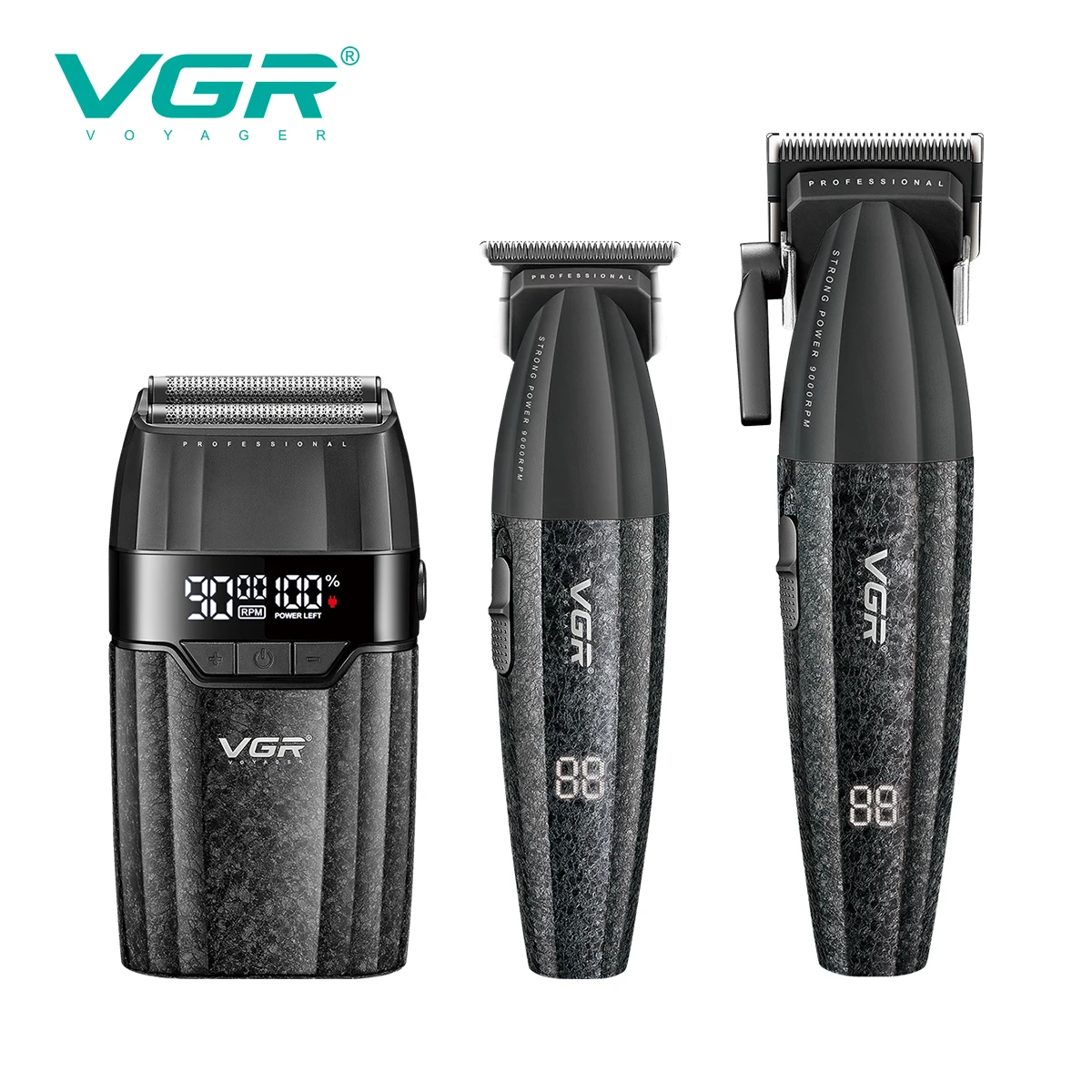 VGR Hair Clippers Professional Hair Trimmer Barber Clippers 11000 RPM Hair Cutting Machine Vector Motor Trimmer for Men V-668