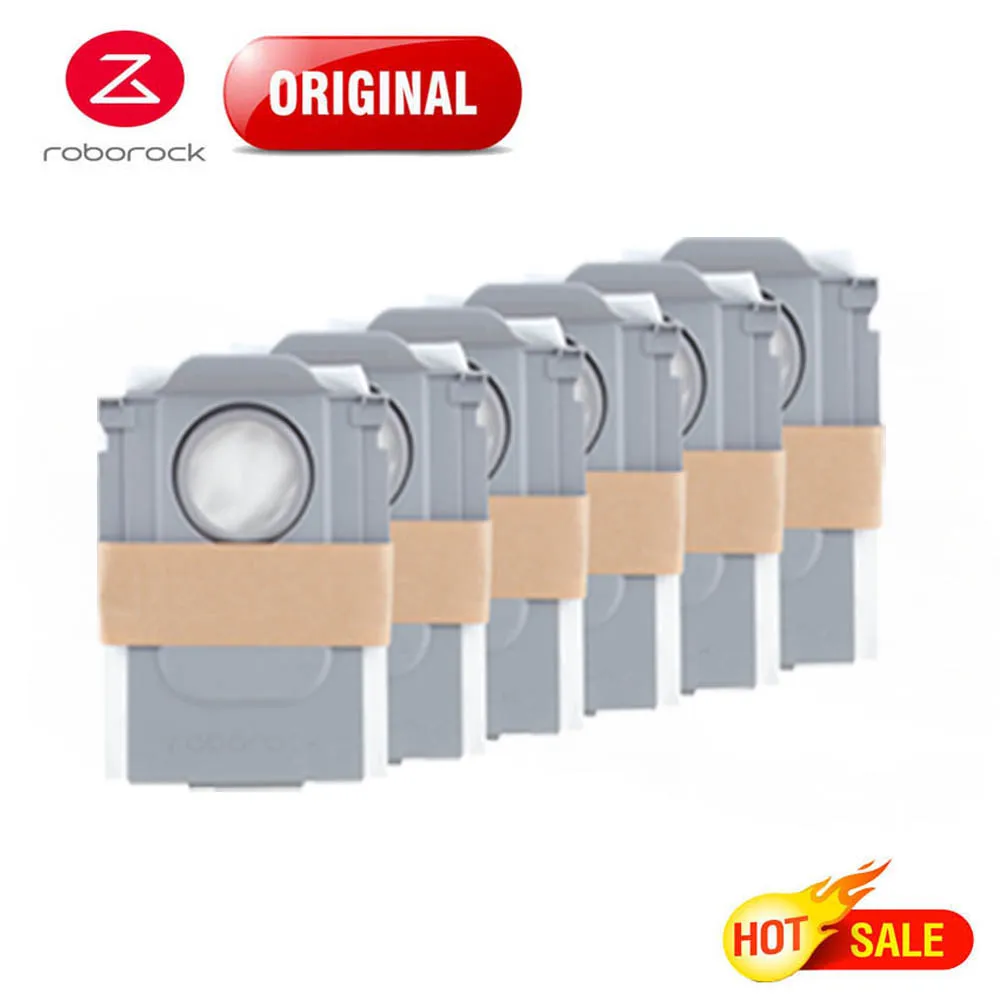 Original Roborock S8 Maxv Ultra/Qrevo Curv/Qrevo Series/Saros 10R/Saros 10 Dust Bags Accessories Vacuum Disposable Dustbag