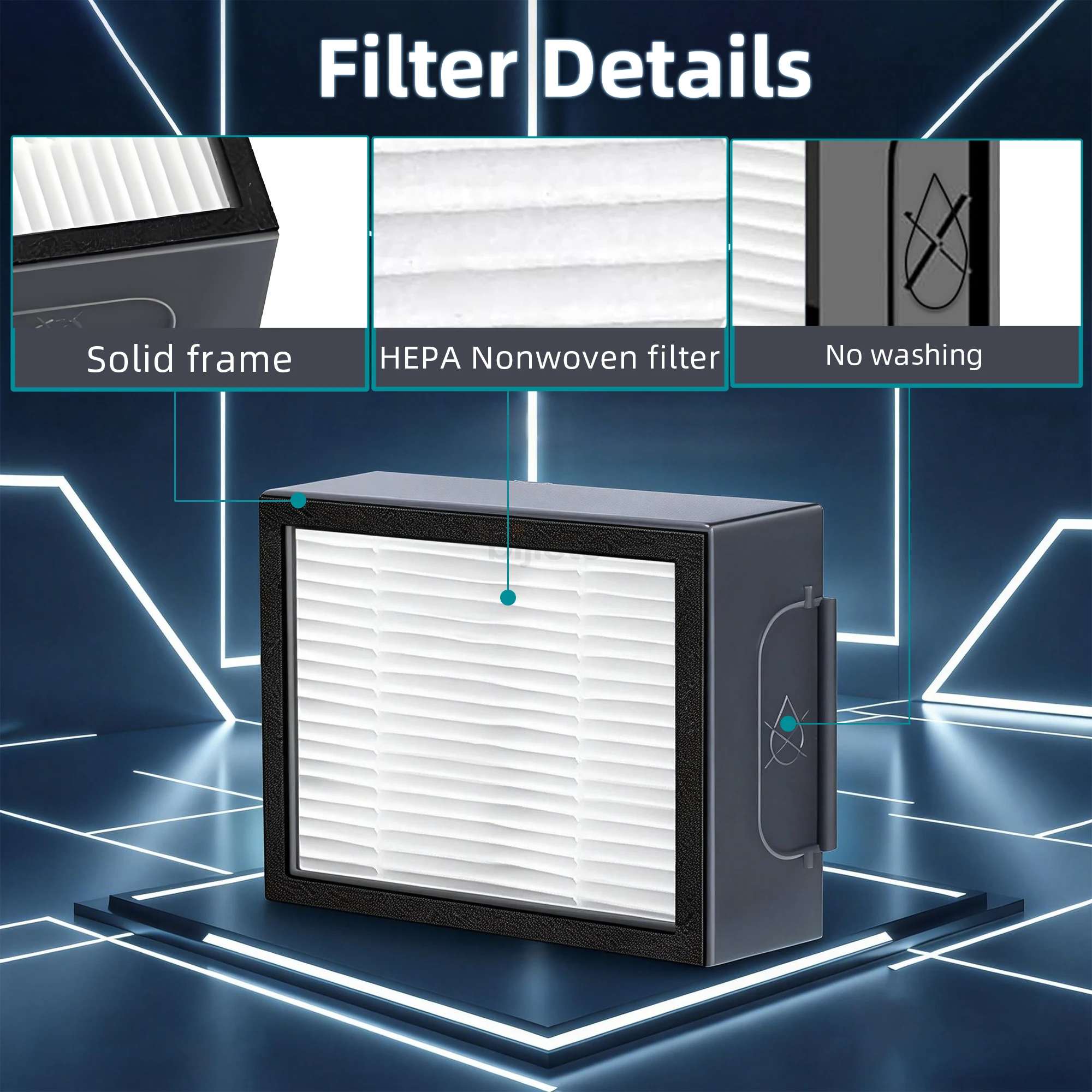 Filters Replacement For IRobot Roomba E I&J Series E5 E6 I1 I3 I4 I5 I6 I7 I8 J5 J6 J8 Vacuum Cleaner, Not For Combo J7 J7+