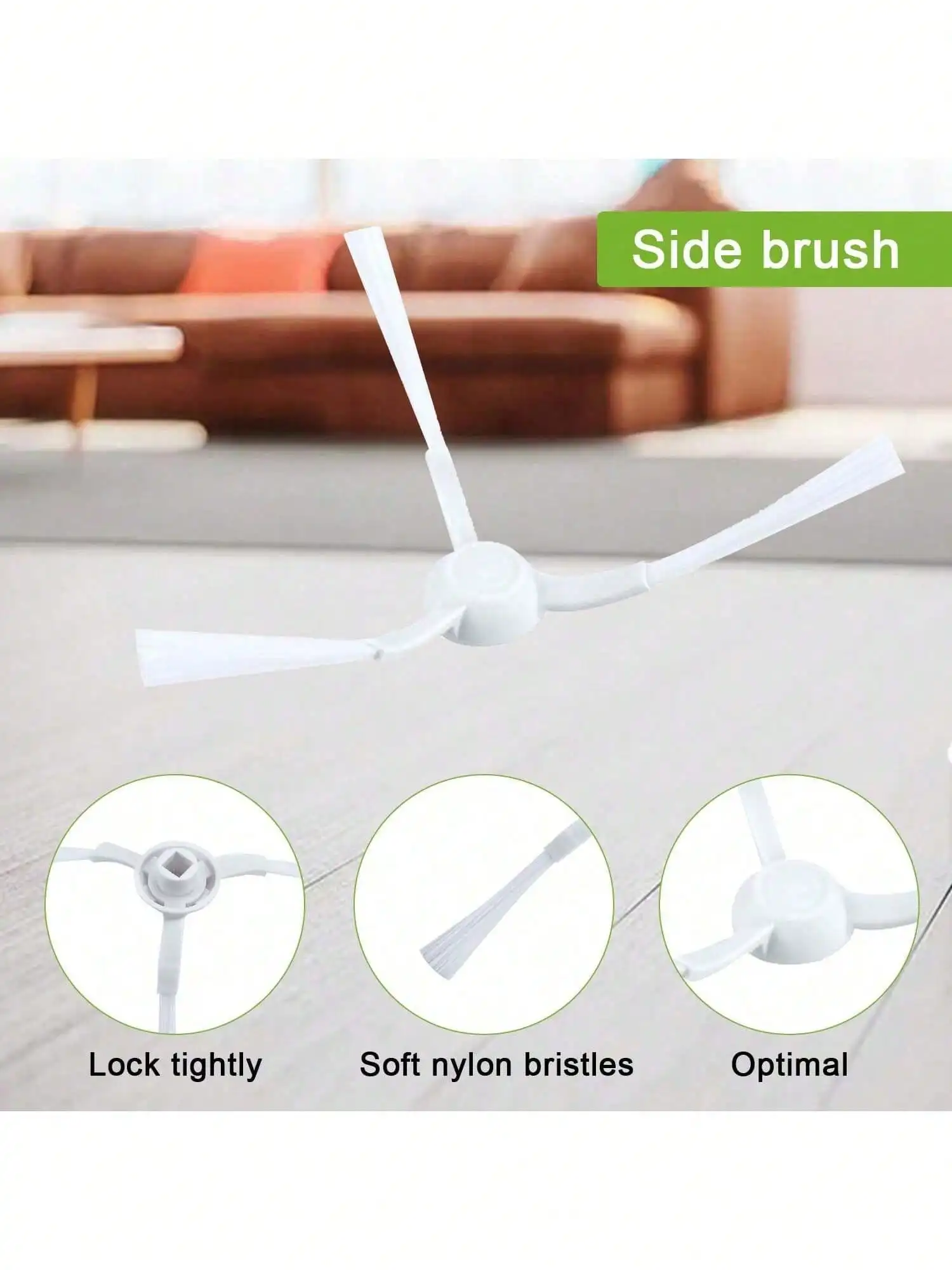 For Xiaomi Vacuum Cleaner S20 E12 E10 B112 Sweeping Robot Vacuum Cleaner Main Brush Side Brush Mop Cloth HEPA Filter Spare Parts