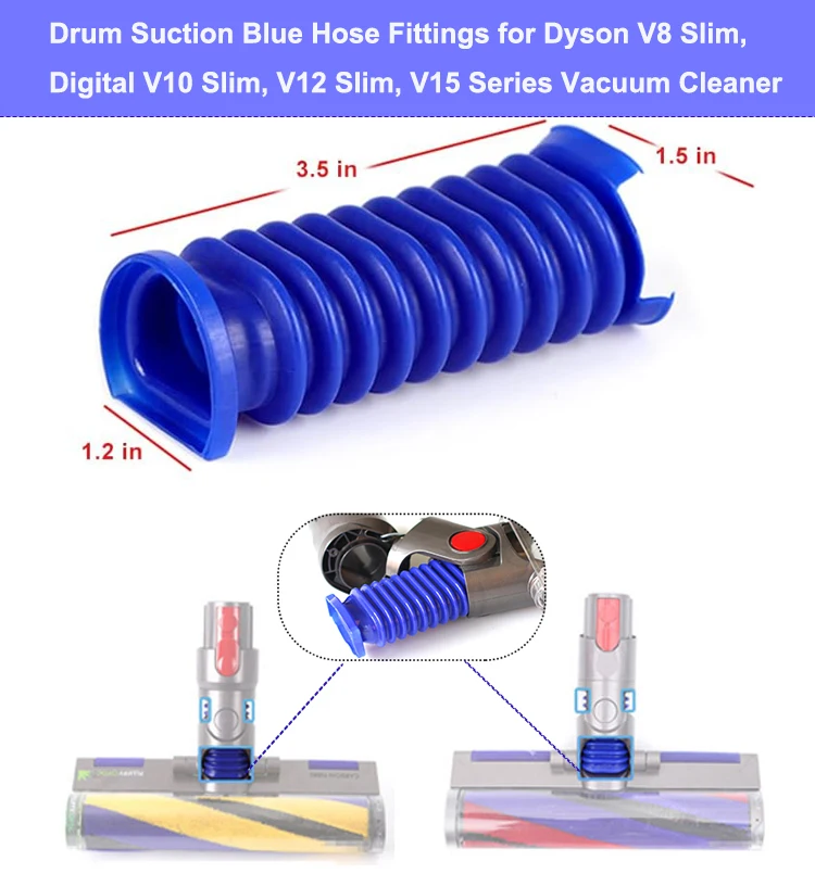 Wheels Plush Strips Soft Roller Brush Bar for Dyson Gen5 V8 Slim V10 Slim V12 Detect Slim V15S V15 Detect Slim Vacuums Part