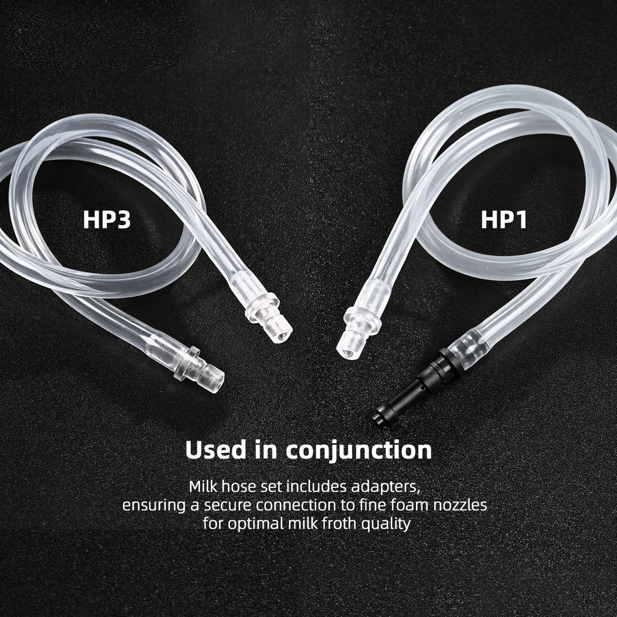 Milk Tube Hose Set for Jura Fully Automatic Coffee Machines Coffee Milk Tube Milk Pipe With Frother Connectors & Hose Brush
