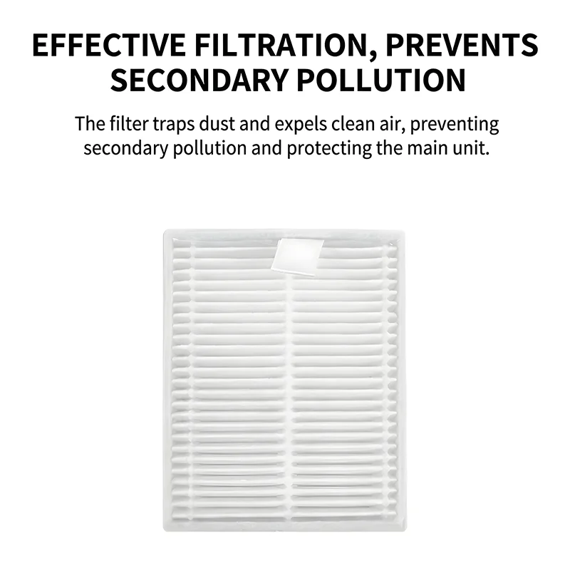Derame D20 Air Plus Robot Vacuums Cleaner Accessory Dust Bag Rubber Brush Side Brush HEPA Filter Mop Cloths Spare