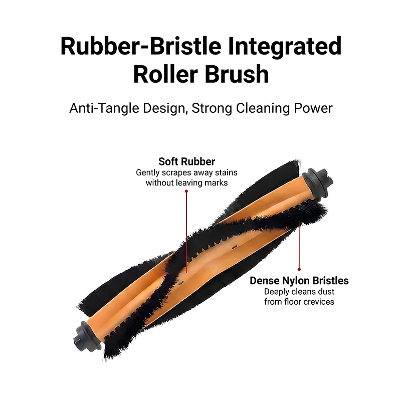 Derame D20 Air Plus Robot Vacuums Cleaner Accessory Dust Bag Rubber Brush Side Brush HEPA Filter Mop Cloths Spare