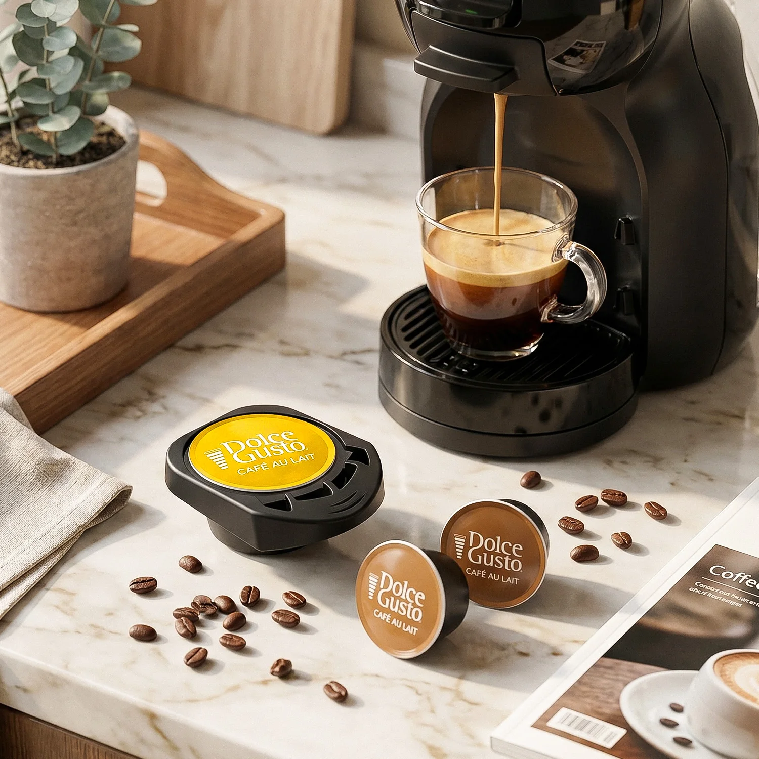 Reusable Dolce Gusto Adapter for Coffee Capsule
