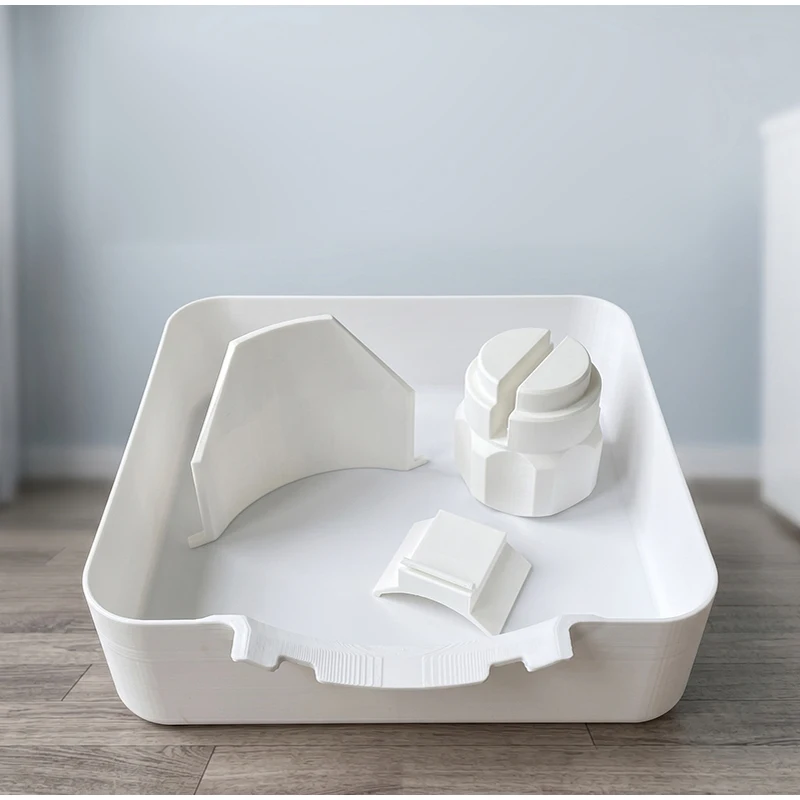Washing Machine Drain Pan Easy Install Leak Proof Water Collection Tray Durable Floor Spill Protector Tool for Laundry Room