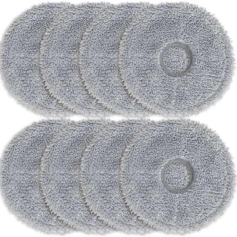 8Pcs Mop Pads for Dreame L10s L10 L20 Pro Ultra Heat L40 L40s X50 X40 Xiaomi X10+ X20+ Vacuum Robot Wet Replacement Mop Cloths