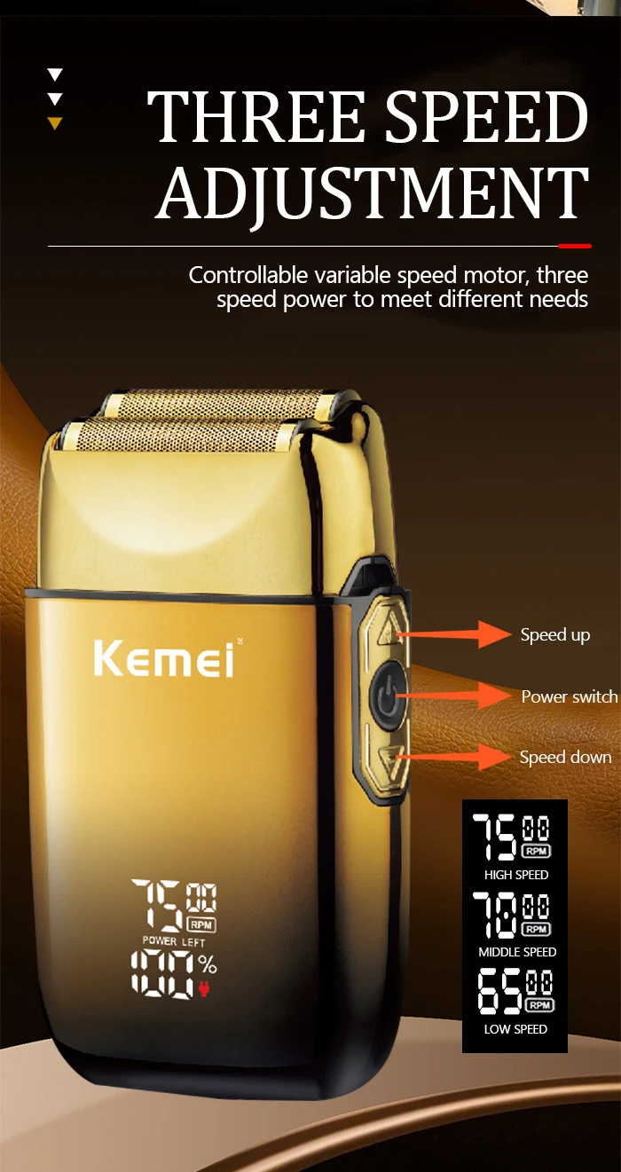 Kemei Hair Clipper Km-2299 Km-1256 Km-TX10 Men's Electric Hair Trimmer Machine Professional Hair Cutting Machine Clippers