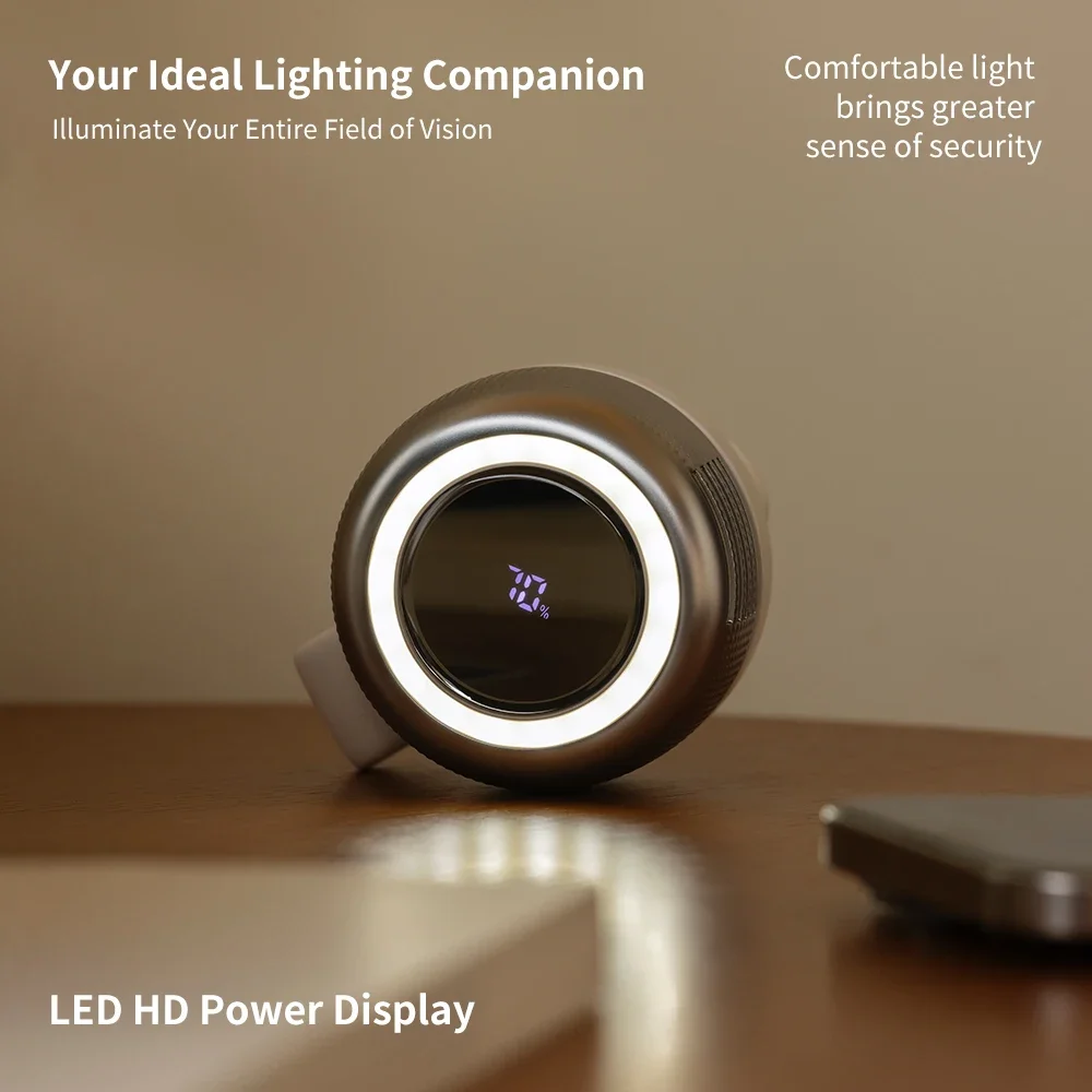 Innovative Turbo Blade Desk & Clip-On Fan: Powerful Airflow, Ultra-Quiet & Low Energy | 2000mAh Compact Battery for All-Day Use