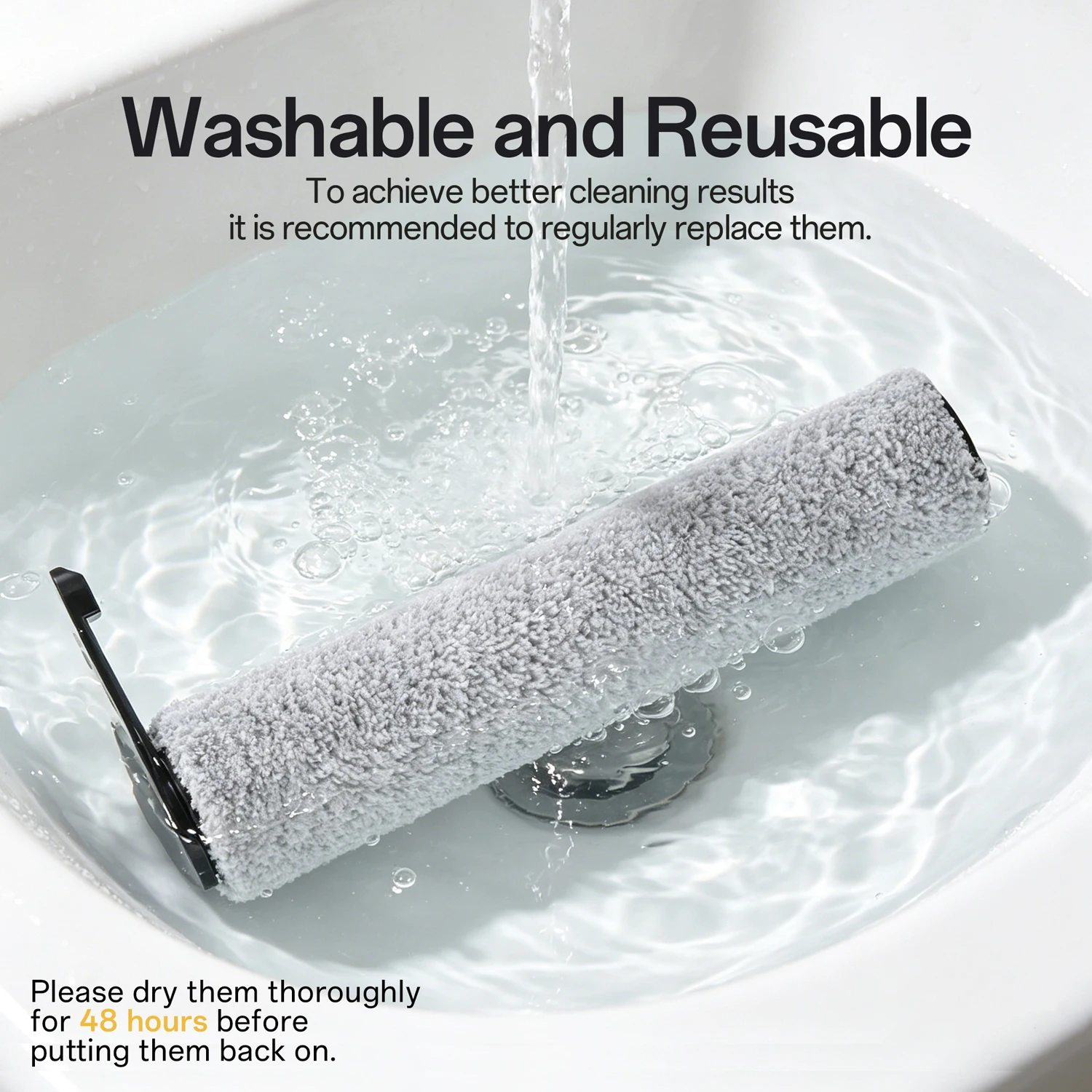 For Laresar S7 Pro Wet and Dry Floor Scrubber Vacuum Cleaner Replacement Roller Brush HEPA Filter Washable Parts Accessories