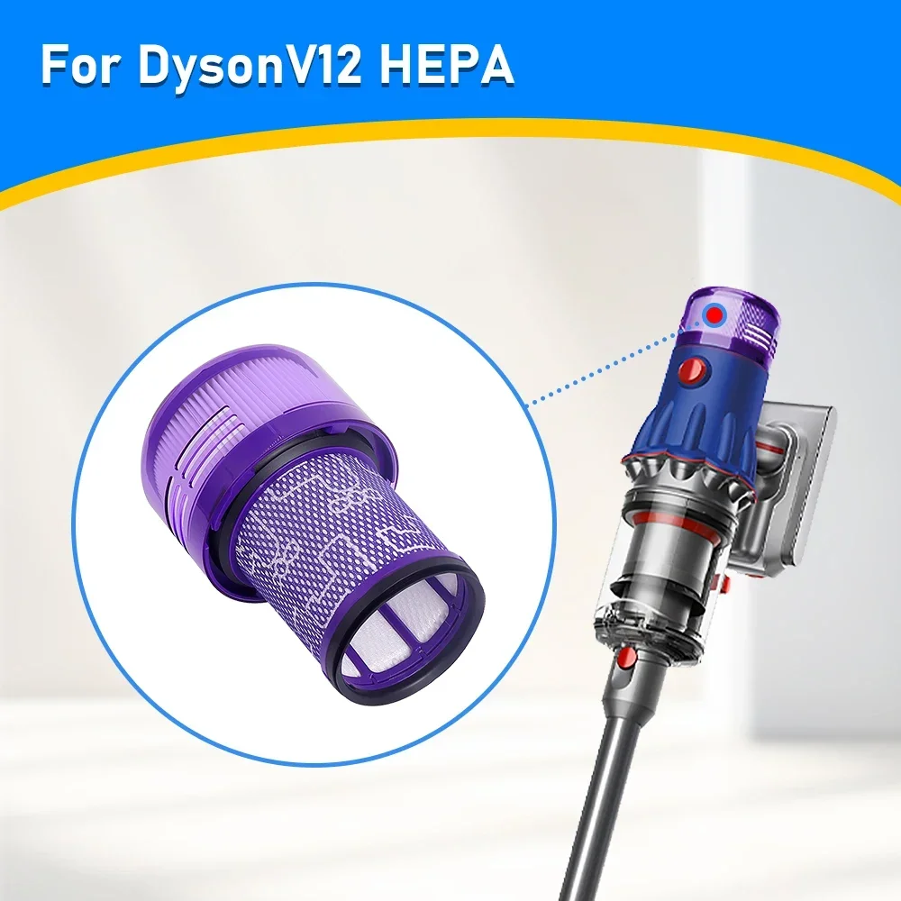 HEPA Filter for Dyson V12 Slim / V12 Detect Slim / SV20 Vacuum Cleaner Replacement Part Rear Filter Accessories