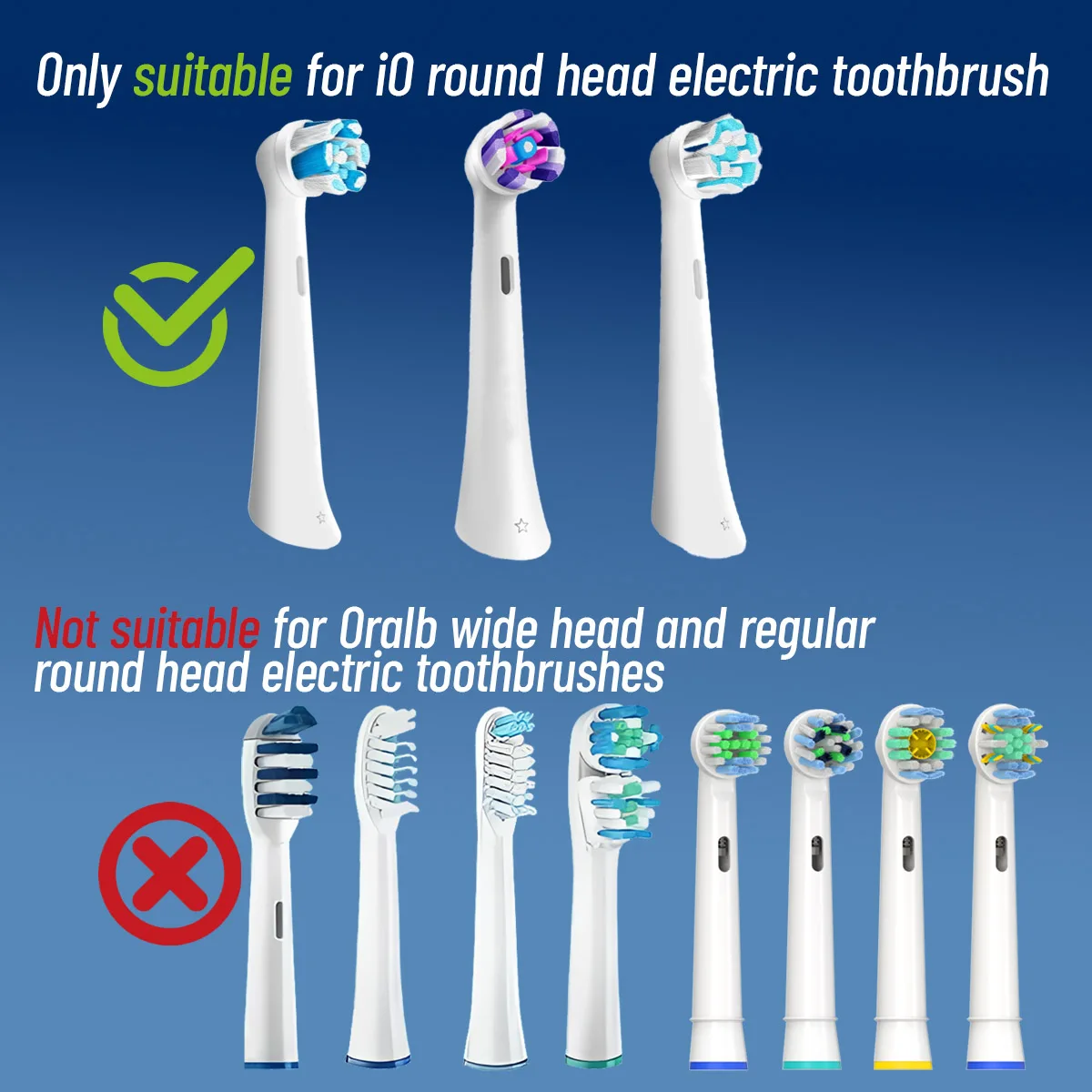 Toothbrush Head Dust Cover Suitable for OralB Replacement Brush Head and IO Series Electric Toothbrush Head Protector 4/8/12 PCS