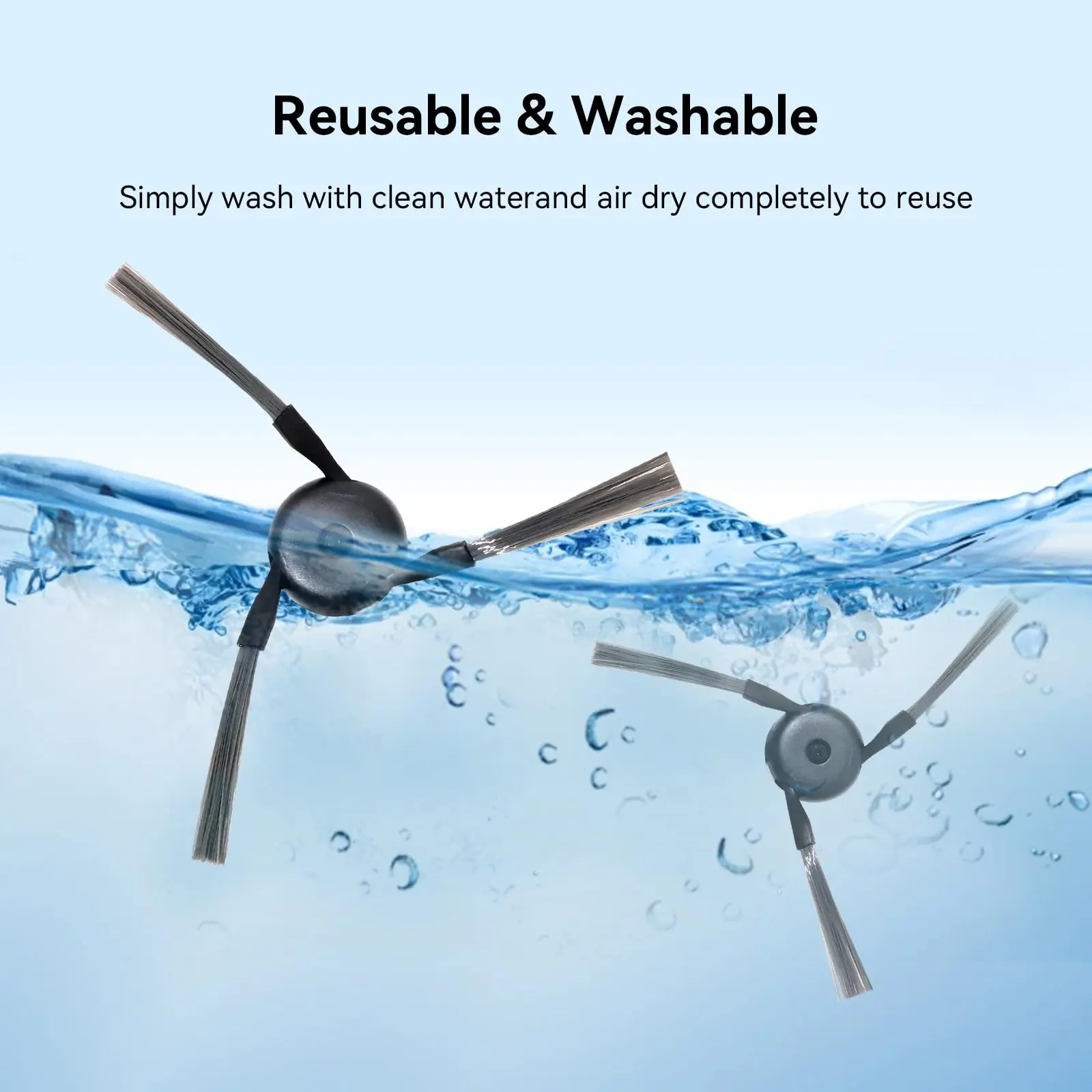 Side Brush for Dreame Vacuum Cleaner X40 Ultra, X40 Ultra Complete, X40 Master, L40 Ultra Spiral Accessories
