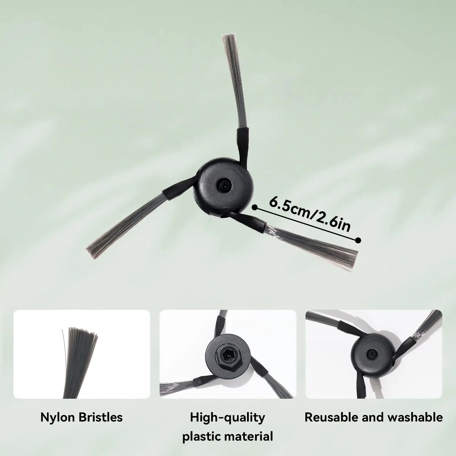 Side Brush for Dreame Vacuum Cleaner X40 Ultra, X40 Ultra Complete, X40 Master, L40 Ultra Spiral Accessories