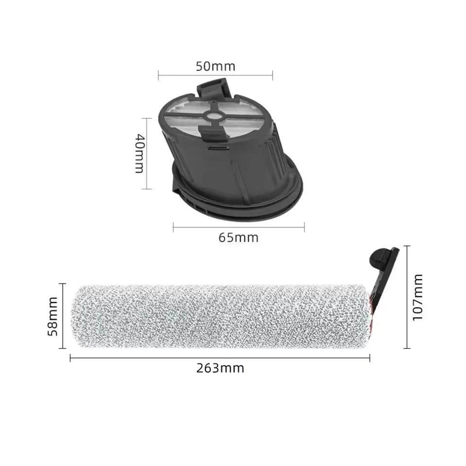 Dreame H14 Dual / H14 Pro / H14 / H20 Pro Plus / H20 Ultra / H30 Ultra Vacuum Parts Main Roller Brush Filter