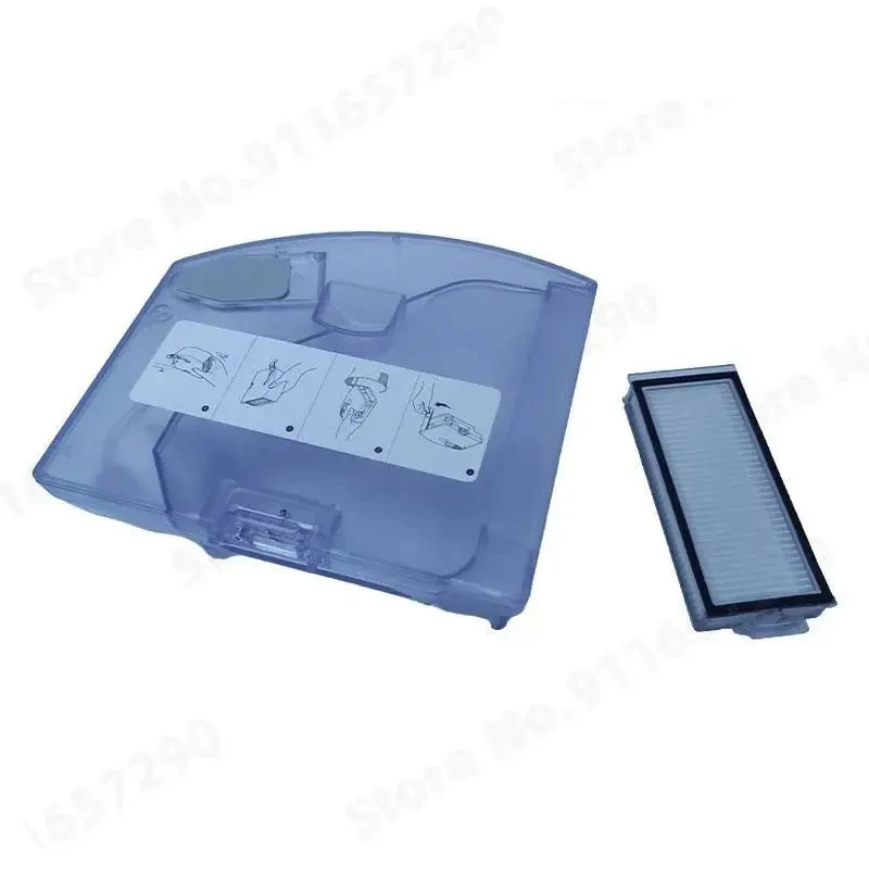 Roborock Q7 Max Q7 Max+ T8 Spare Parts Water Tank Dust Box with Hepa Filters Vacuum Cleaner Water Tank Tray Accessories