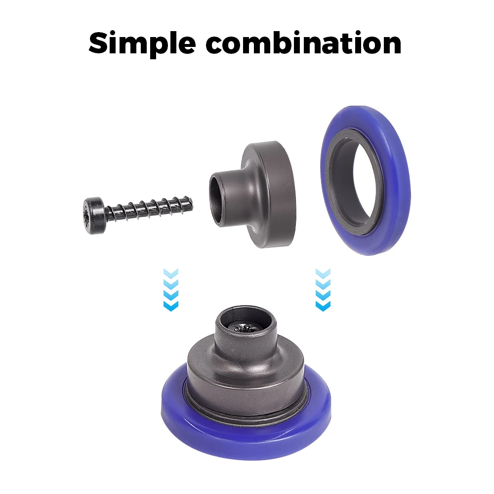 For Dyson V7 V8 V10 V11 Scroll Axis Replacement Rear Brush Bar Soft Roller Spare Parts Vacuum Cleaner Repair Components