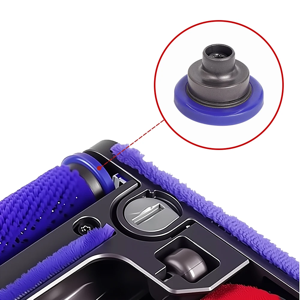For Dyson V7 V8 V10 V11 Scroll Axis Replacement Rear Brush Bar Soft Roller Spare Parts Vacuum Cleaner Repair Components