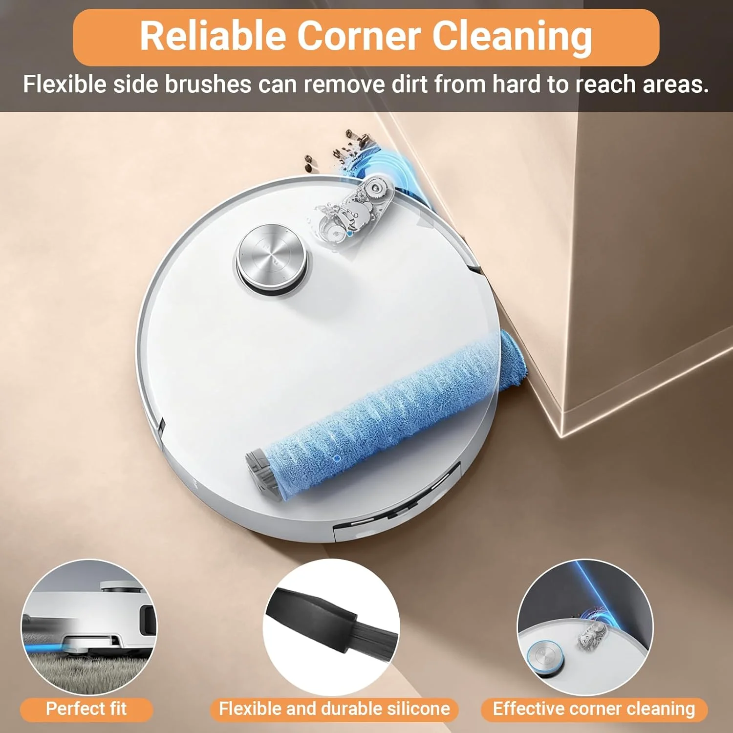 Dreame Aqua10 Roller/ Aqua 10 Ultra Roller / Aqua10 Roller AE Accessories Main Brush Hepa Filter Roller Mop Replacement Parts