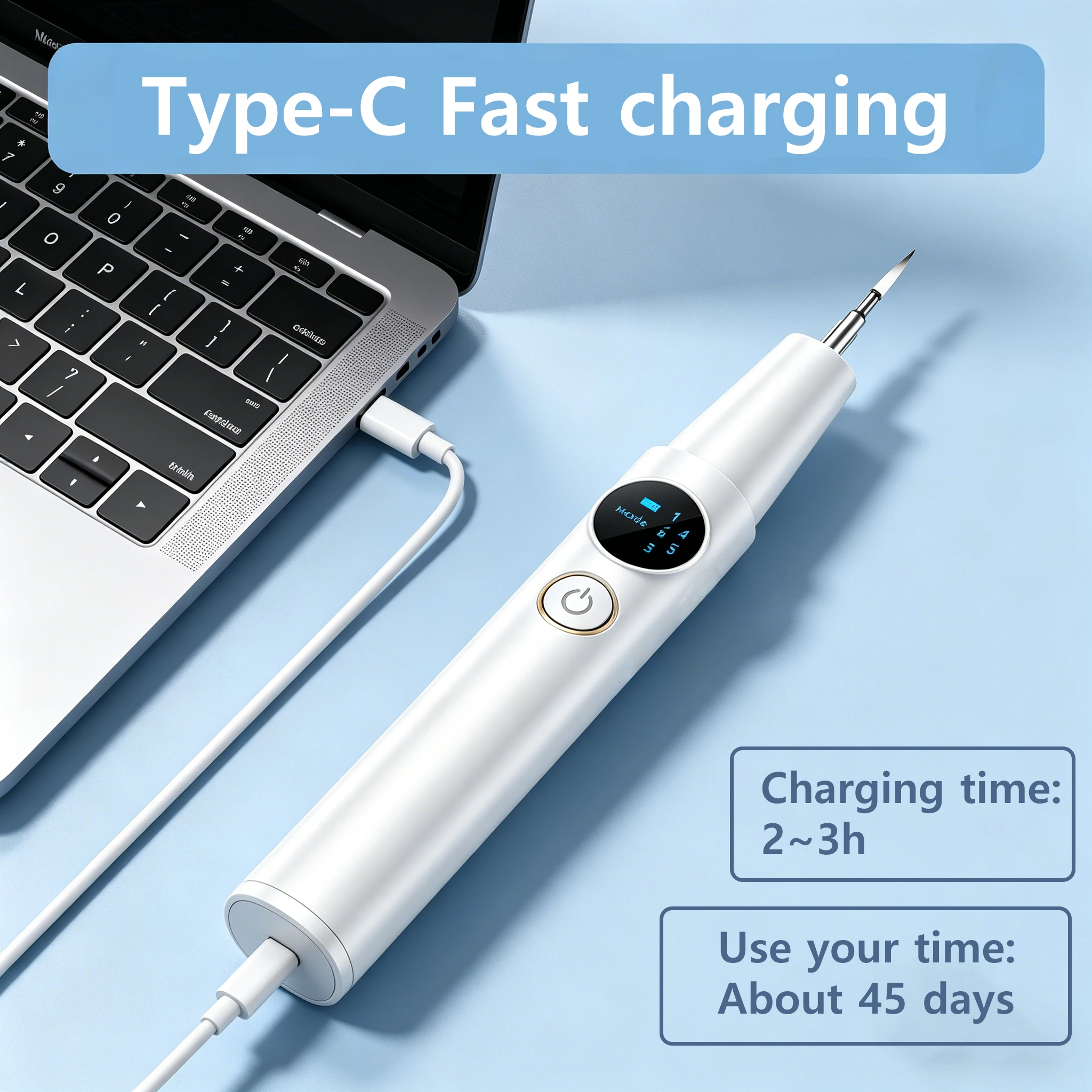 Ultrasonic Scaler Plaque Remover for Teeth Dental Calculus Remover with 5 Modes Teeth Cleaning Kit Sonic Tartar Remover
