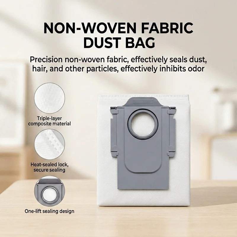 Roborock S8 MaxV Ultra Robot Vacuums Cleaner Accessory Dust Bag Main Side Brush Hepa Filter Mop Cloths Spare