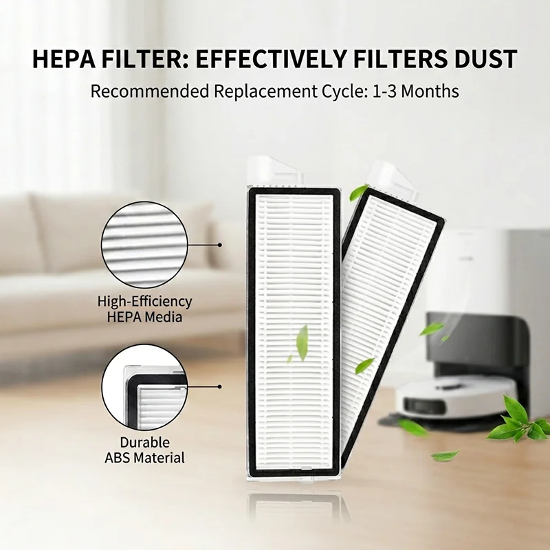 Roborock S8 MaxV Ultra Robot Vacuums Cleaner Accessory Dust Bag Main Side Brush Hepa Filter Mop Cloths Spare