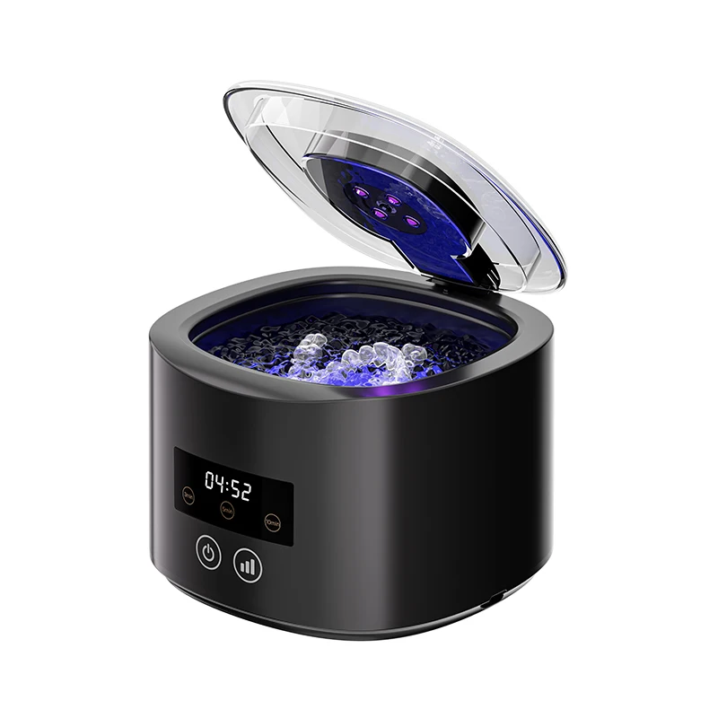 Ultrasonic Cleaner for Dentures Retainer Braces Jewelry - Portable 45kHz USB Dental Pod with UV, Travel Case, Gift for Men Women