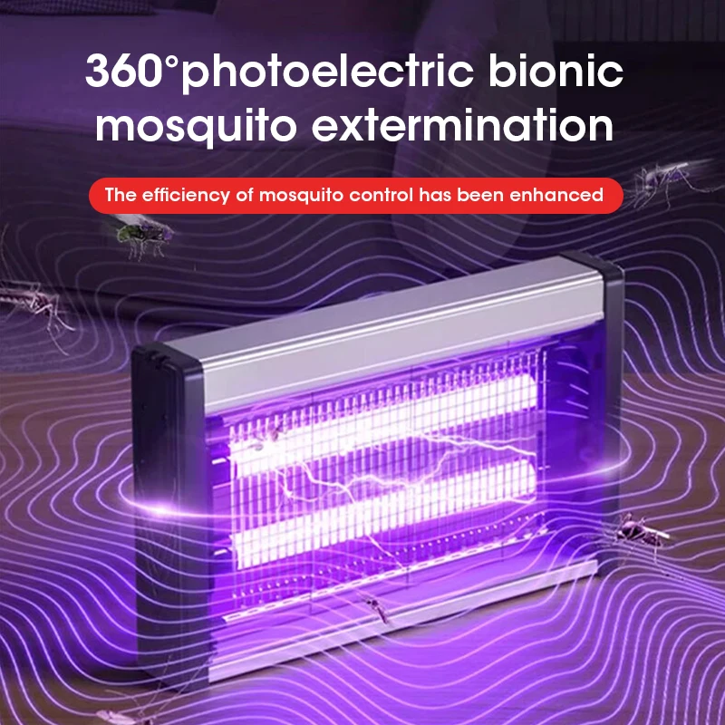 Mosquito Killer Lamp 220V Electric Insect Killer Electric Pest Repellent UV & LED Lamp Powerful Bug Electric Mosquito Kill