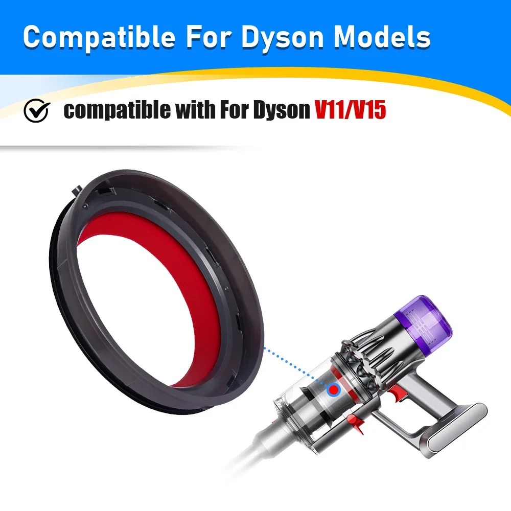 Dust Container Top Fixed Sealing Ring Accessories for Dyson V11 V15 SV14 SV15 SV22 Vacuum Cleaner Seal Rubber Ring Repair Part