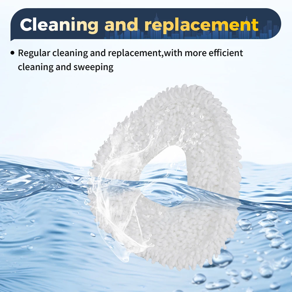 Sweeping Robot Mop Cloths for Narwal J3/ J4 / Freo X Ultra / J4 Lite /J5 / Freo Z Ultra Vacuum Cleaner Accessories Mop Pad Parts