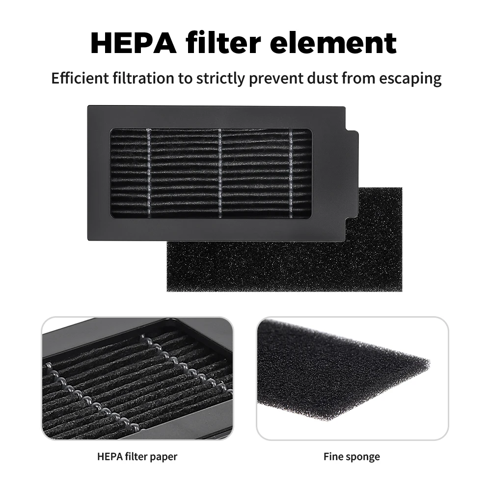 HEPA Filters for ECOVACS DEEBOT T50 Pro / T50 Omni / T50 Pro Omni / T30C Robot Vacuum Filters Replacement Accessories Spare Part