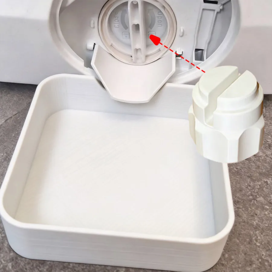 1/3 Pack, Heavy Duty Washing Machine Leak Drain Tray with Spare Funnel & Opener, Floor Water Protection Pan for Laundry Bathroom