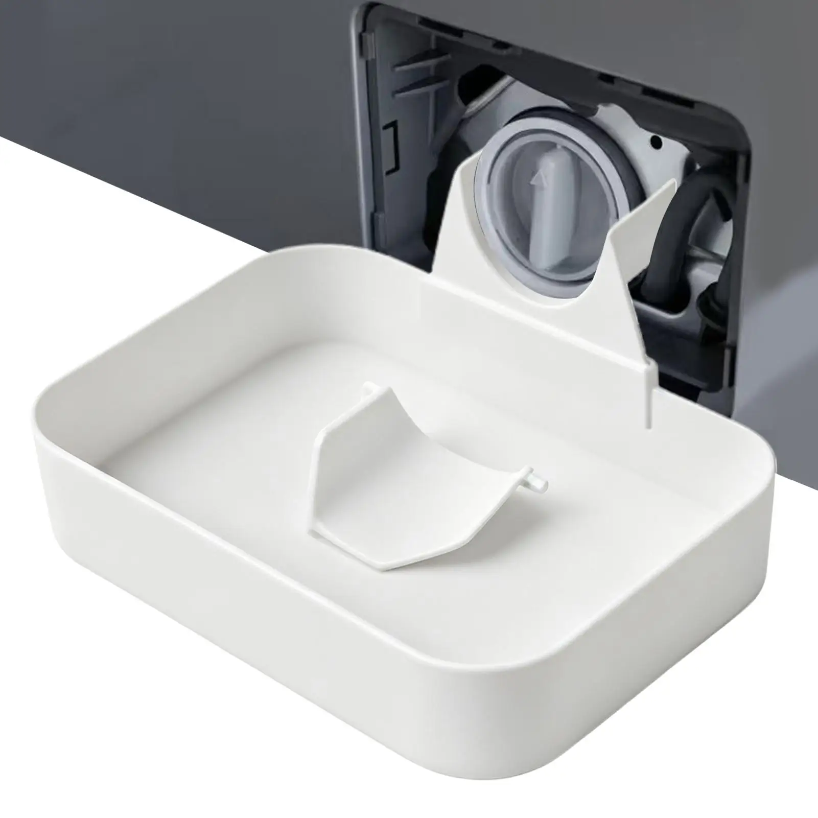 Washing Machine Drain Pan Leak-Proof Universal 3D Printed Floor Leak Protector Drain Pan for Home Laundry Room Basement