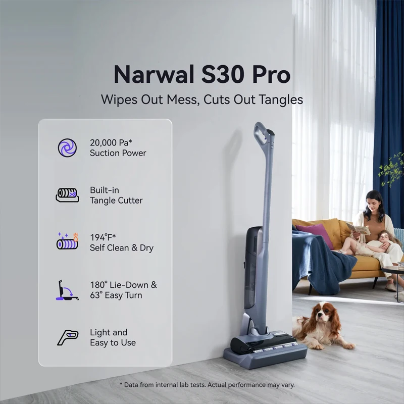 Accessories For NARWAL S30 / S30 Pro Cordless Wet Dry Vacuum Cleaner Brush Roller And HEPA Filter Replacement Spare Parts