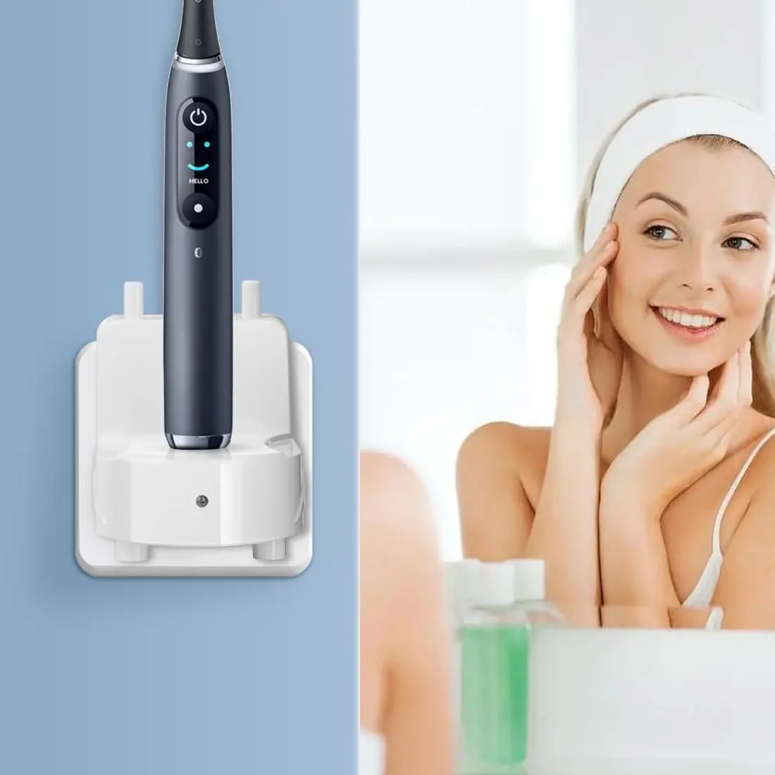 For the Oral-B Braun Electric Toothbrush Charger Oral-B 3757 Electric Toothbrush Induction Charging Dock Wall, Waterpr